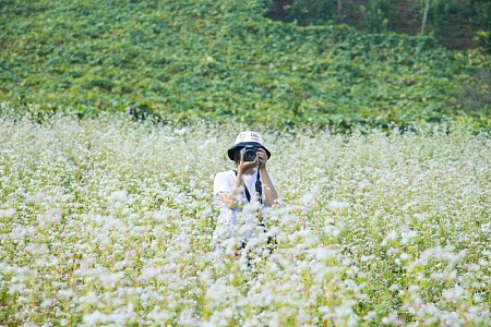 Bí quyết - Kinh Nghiệm chụp ảnh đẹp Hoa Cải Mộc Châu