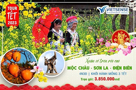HN - Mộc Châu - Sơn La - Điện Biên Tết Âm Lịch 2025