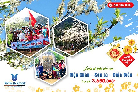 Hành trình Tết Âm Lịch 2025 : Mộc Châu - Sơn La - Điện Biên Hành trình Tết Âm Lịch 2025 : Mộc Châu - Sơn La - Điện Biên